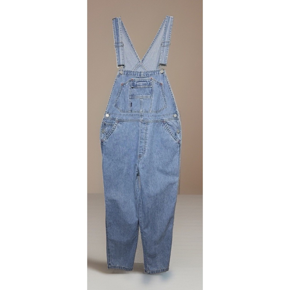Vintage 90s skater Squeeze Jeans Denim baggy Carpenter Overalls Women's large